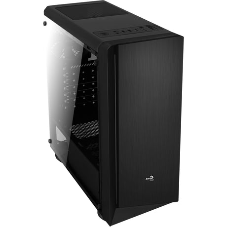 Obudowa Aerocool Rift Midi Tower (czarna | 3x USB-A | RGB | okienko)