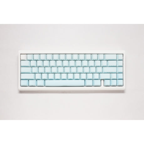 Ducky Projectd Tinker 65 - edycja pom z qmk przez mechaniczną klawiaturę rgb (jasnoniebieski, układ us (qwerty), kailh box cream pro, 65%, diody rgb, double-shot pbt, pom z możliwością wymiany podczas pracy, mocowanie uszczelki)