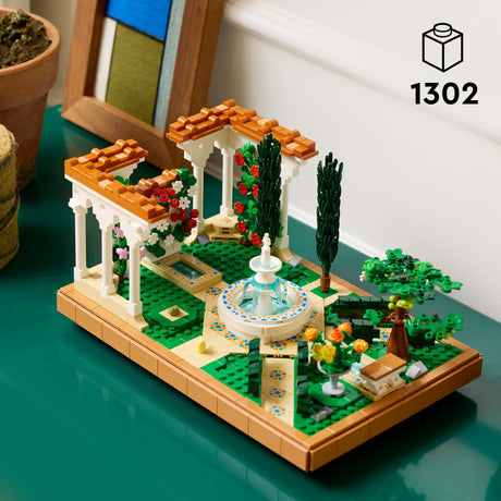 LEGO Ikony Ogród z fontanną - 10359