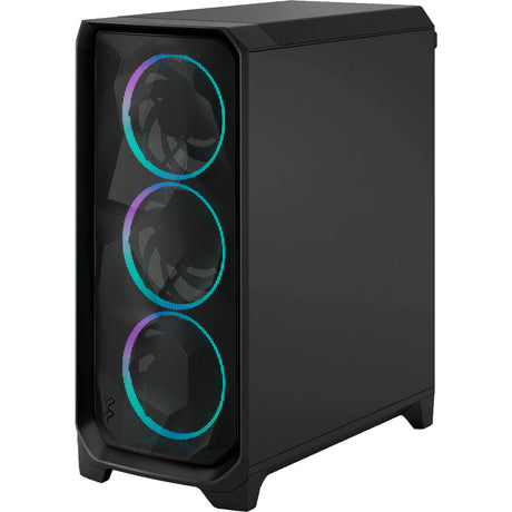 Konstrukcja fractal meshify 3 obudowa midi tower rgb (czarna | 2x usb-a | 1x usb-c | rgb | szkło hartowane)