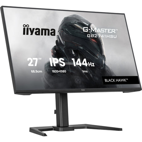 Monitor do gier Iiyama G-Master Black Hawk GB2741HSU-B1 27 (czarny, HDMI, DisplayPort, 2x USB-A, USB-B, 144 Hz)