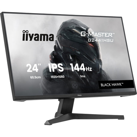 Monitor do gier Iiyama G-Master Black Hawk G2441HSU-B1 23.8 (czarny, HDMI, DisplayPort, 2x USB-A, USB-B, 144 Hz)