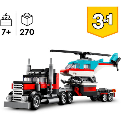 Lego Creator Ciężarówka 3w1 z helikopterem - 31146