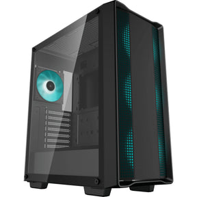 Obudowa midi tower Deepcool cc560 v2 (czarna | 2x USB-A | szkło hartowane)