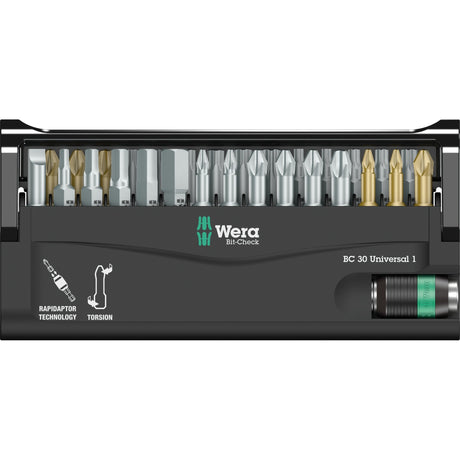 Wera bit-check 30 uniwersalny zestaw 1 bitów (30 szt.)