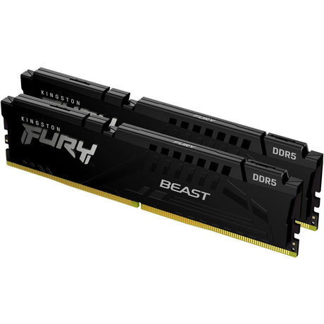 Kingston Fury Beast 16 GB DDR5-5200 (2x 8 GB) RAM (czarny, KF552C40BBK2-16, XMP 3.0)