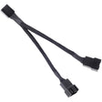 Kabel rozdzielający Silverstone sst-cpf01 (czarny, 10 centymetrów)