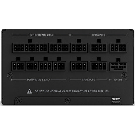 Modułowy zasilacz Nzxt c1200 atx 3.1 o mocy 1200 W (czarny, 1x 12v-2x6, 3x pcie)