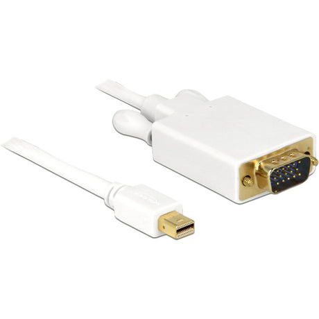Delock mini displayport > adapter VGA (biały, 1 metr)