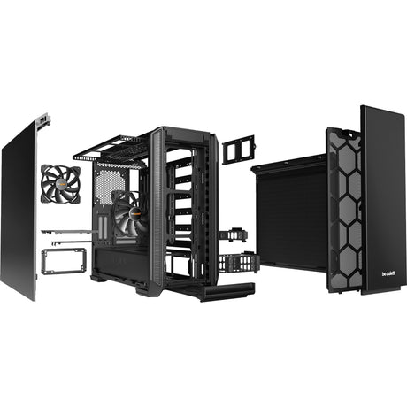Bądź cicho! Obudowa midi tower Silent Base 601 (czarna | 3x USB-A)