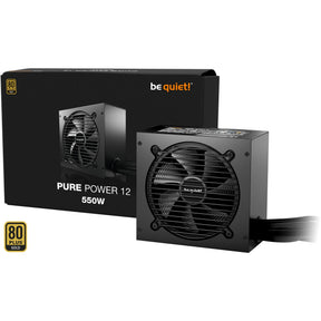Bądź cicho! Zasilacz Pure Power 12 550 W (czarny, 2x pcie)
