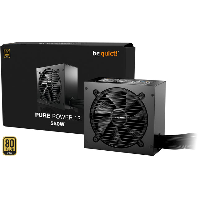 Bądź cicho! Zasilacz Pure Power 12 550 W (czarny, 2x pcie)