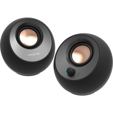 Głośnik do komputera Creative Pebble V3 (czarny, Bluetooth, USB-C, Aux)