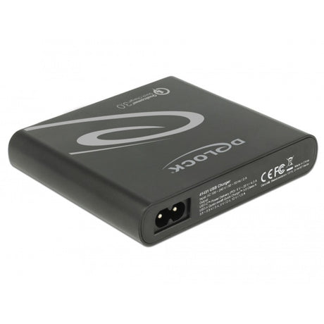 Delock Ładowarka USB 1x USB Typ-C + 3x USB Typ-A (czarna)