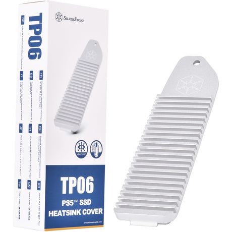 Radiator Silverstone tp06 (srebrny, do konsoli Playstation 5)
