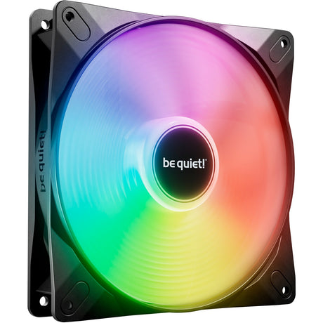 Bądź cicho! Wentylator obudowy Light Wings lx pwm rgb (czarny, 140 x 140 x 25 mm)