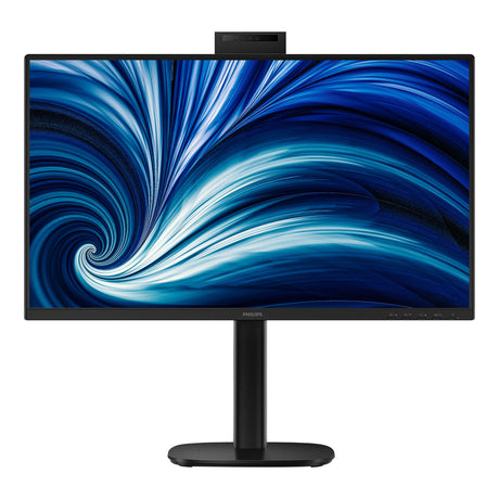 Philips 24b2u3301h 00 23.8 monitor (zwart, hdmi, displayport, usb-c, lan, audio, webcam, 120 hz)