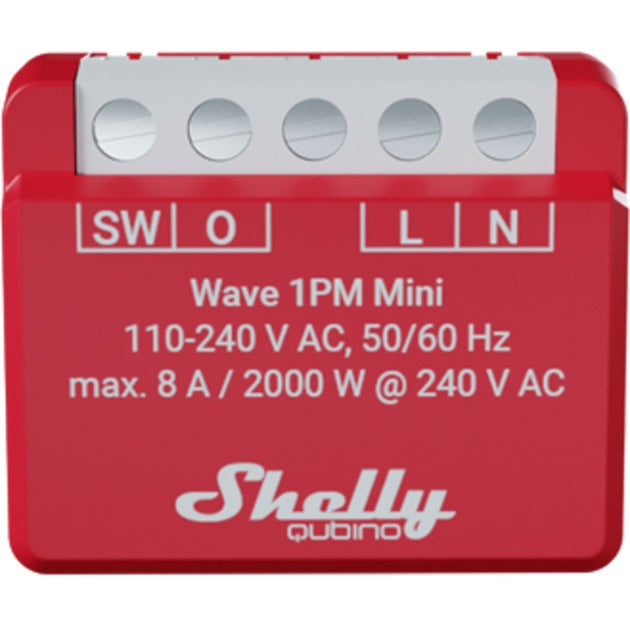 Shelly qubino wave 13:00 mini aktor przełączająco-pomiarowy z-wave