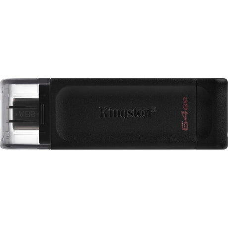 Pendrive Kingston Data Traveller 70 64 GB (czarny, dt70 64 GB, USB-C 3.2 gen 1)