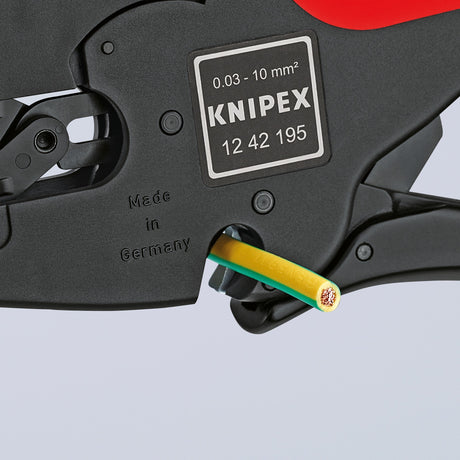 Automatyczne szczypce do ściągania izolacji Knipex multistrip 10 1242195 (czarno-czerwony)