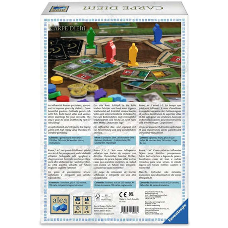 Gra planszowa Ravensburger carpe diem (angielski, 2–4 graczy, 45–75 minut, od 10 lat))