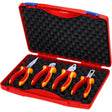 Zestaw elektroniki Knipex zestaw szczypiec vde 002015 (czerwony żółty, 4 szt.)