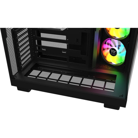Obudowa Thermaltake View 380 XL WS ARGB MIDI Tower (kolor czarnego drewna | 2x USB-A | 1x USB-C | RGB | szkło hartowane)