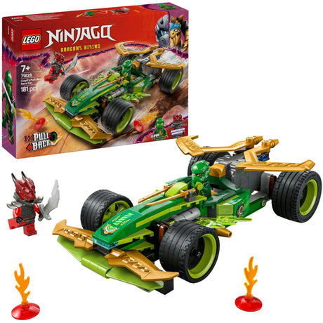Lego Ninjago 71828 Lloyds ciągnie samochód wyścigowy