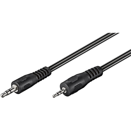 Kabel Goobay jack 2,5 mm > 3,5 mm jack (czarny, 2 metry, stereo)