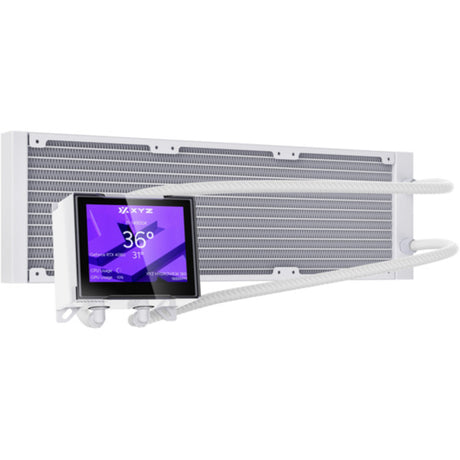 Chłodzenie wodne Xyz PC Gear Hydroview Aio 360 (biały, argb, pwm)