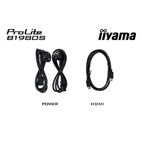 Monitor Iiyama prolite b1980s-b1 19 (czarny, hdmi, display port)