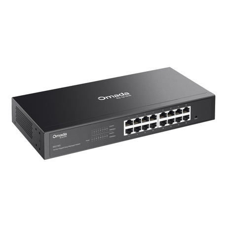 16-portowy, gigabitowy, łatwy w zarządzaniu przełącznik Tp-Link Omada ES216G (czarny)