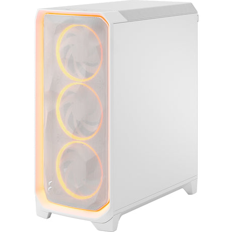 Konstrukcja fraktalna meshify 3 ambient pro rgb obudowa midi tower (biała | 2x usb-a | 1x usb-c | rgb | szkło hartowane)