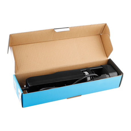 Gniazdo biurkowe Neomounts DS22-840BL6 z zaciskiem i portami USB-C i USB-A - listwa zasilająca z szybkim ładowaniem (czarna)