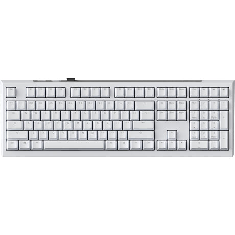 Klawiatura mechaniczna Ducky one x bezprzewodowa rgb (biała, układ amerykański (qwerty), indukcyjna, 100%, z możliwością wymiany podczas pracy, pbt, 2,4 GHz | bluetooth | usb-c)