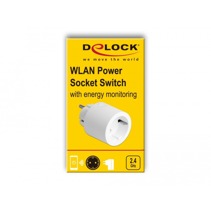 Delock wtyczka mqtt smart WiFi (biała)