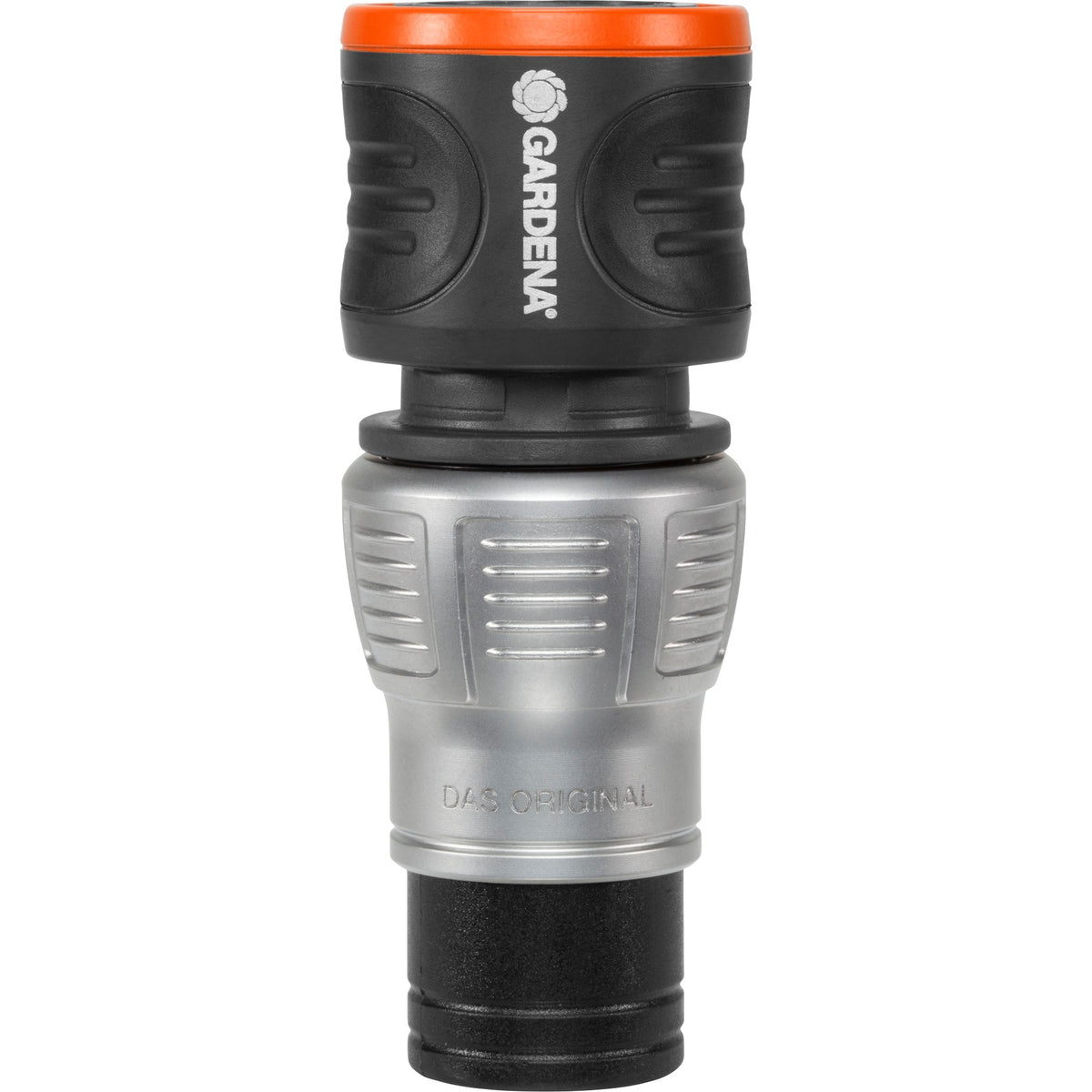Gardena premium stoper wodny 13 mm (1 2 ) – 15 mm (5 8 ) złącze węża (szary srebrny, 18253-20)