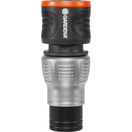 Gardena premium stoper wodny 13 mm (1 2 ) – 15 mm (5 8 ) złącze węża (szary srebrny, 18253-20)