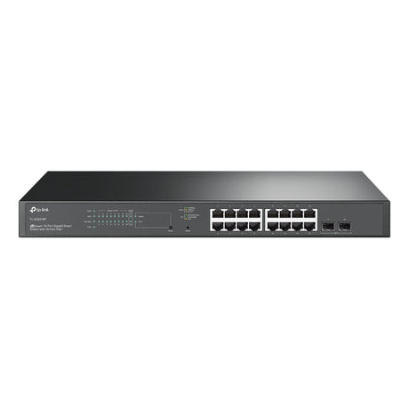 Przełącznik Tp-link Omada SG2218P Jetstream 18-portowy Gigabit Smart Switch (czarny, 16x PoE+, 2x Gigabit SFP)