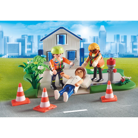 Figurki Playmobil - moje figurki: zabawki konstrukcyjne z misją ratunkową (70980)