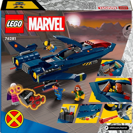 Lego Marvel - zabawka konstrukcyjna x-men x-jet (76281)