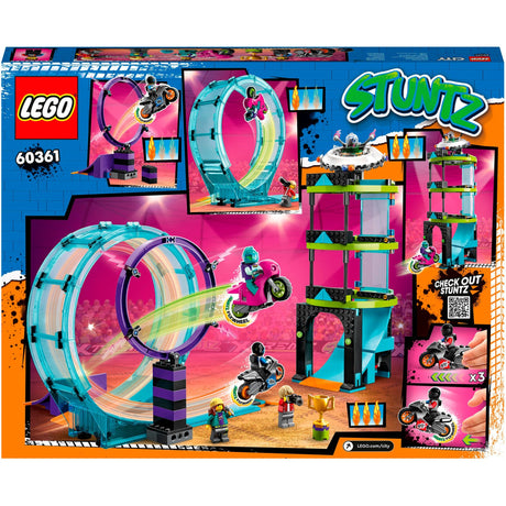 Lego City — zabawka konstrukcyjna „Wyzwanie najlepszych kaskaderów” (60361)
