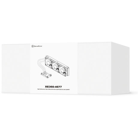 Chłodzenie wodne Silverstone xe360-4677 (czarne, 4-pinowe pwm)