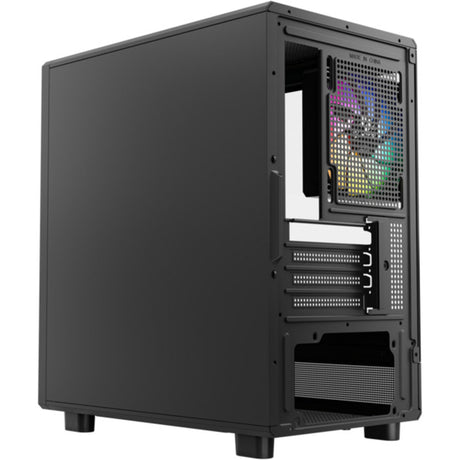 Obudowa Xyz pc gear atom midi tower (czarna | 2x USB-A | 1x USB-C | szkło hartowane)