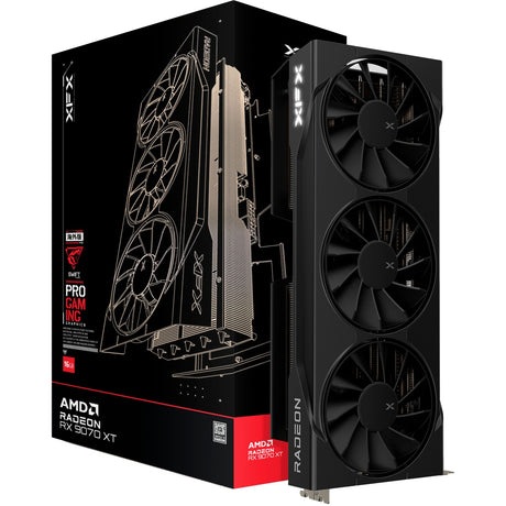 Karta graficzna Xfx radeon rx 9070 xt Swift (czarna, rdna4, gddr6, 3x display port, 1x hdmi 2.1)