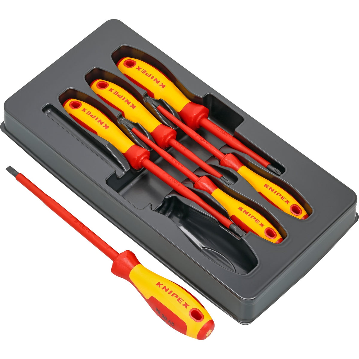 Zestaw wkrętaków Knipex 00 20 12 v01 vde (czerwony żółty, 6 szt.)