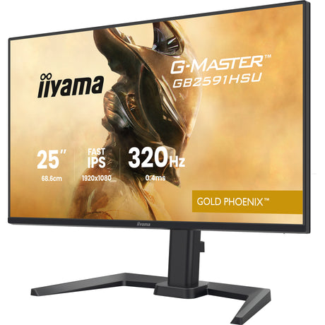 Monitor do gier Iiyama G-Master Gold Phoenix GB2591HSU-B1 24,5 (czarny (matowy), 320 Hz, HDMI, DisplayPort, USB, audio)