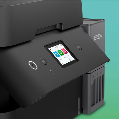 Uniwersalna drukarka atramentowa Epson ecotank et-4950 (czarna, faks, skanowanie, kopiowanie, WiFi, w tym atrament do 3 lat)