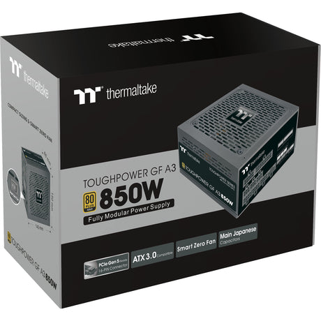 Thermaltake ToughPower GF A3 Gold - TT Premium Edition Modułowy zasilacz 850 W (czarny, 4x PCIe)