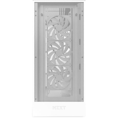 Nzxt h7 flow (2024) obudowa midi tower (biała | 2x USB-A | 1x USB-C | szkło hartowane)